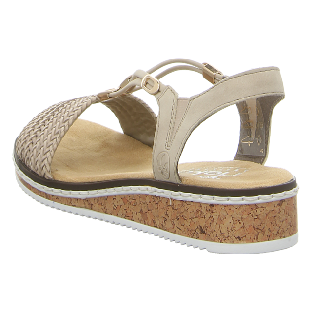 Rieker - V3662-62 - V3662-62 - beige - Sandaletten