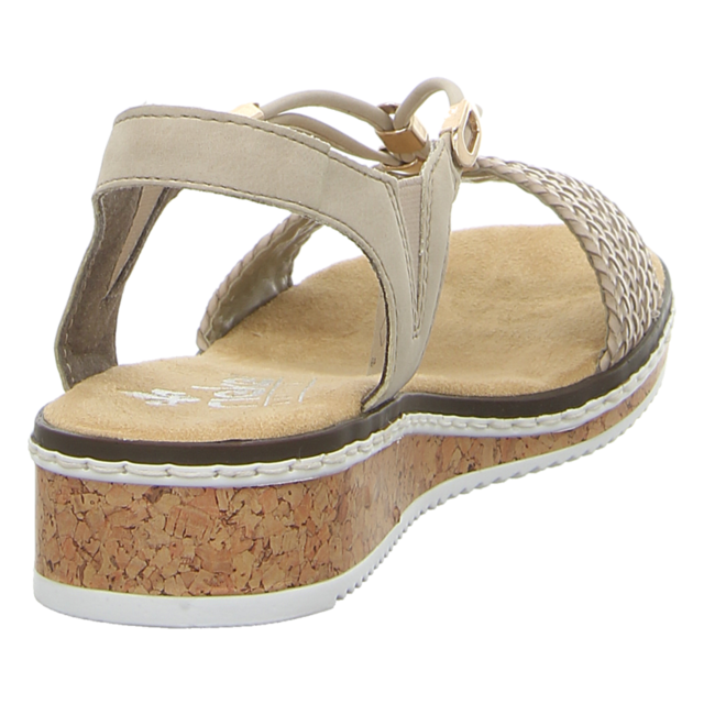 Rieker - V3662-62 - V3662-62 - beige - Sandaletten