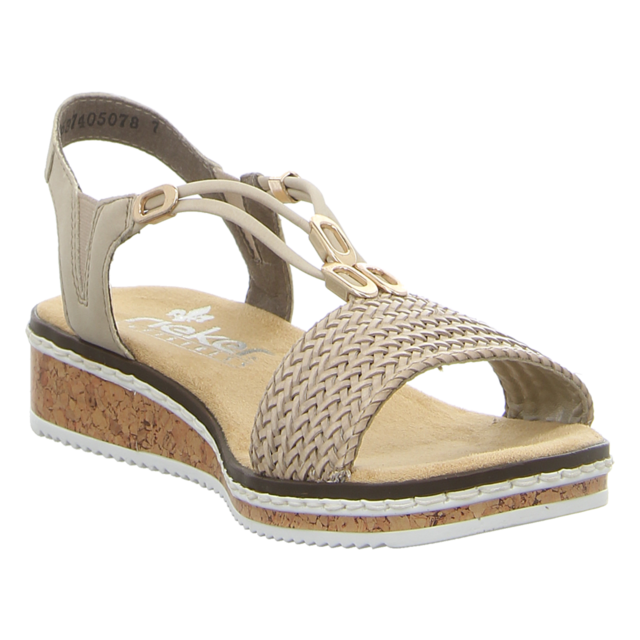 Rieker - V3662-62 - V3662-62 - beige - Sandaletten