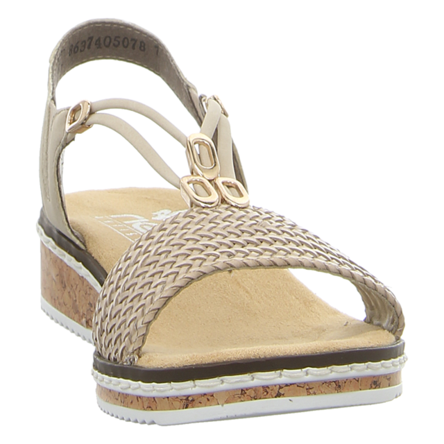 Rieker - V3662-62 - V3662-62 - beige - Sandaletten