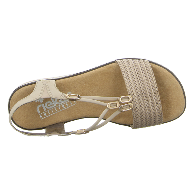 Rieker - V3662-62 - V3662-62 - beige - Sandaletten