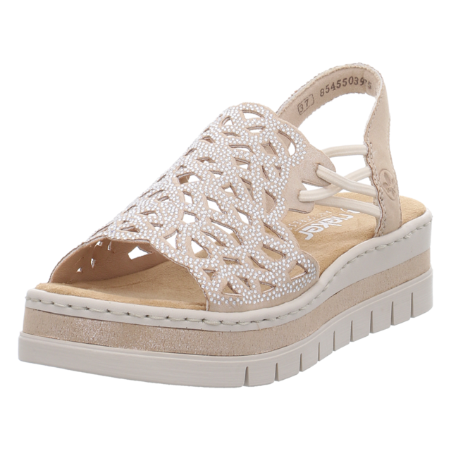 Rieker - V4941-60 - V4941-60 - beige - Sandaletten