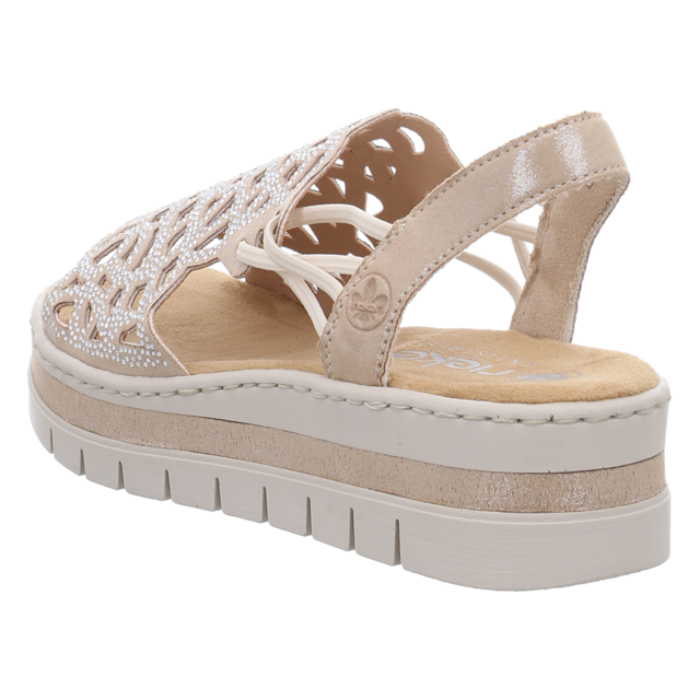 Rieker - V4941-60 - V4941-60 - beige - Sandaletten