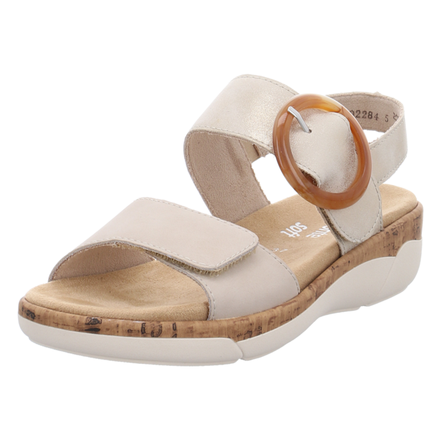 Rieker - R6853-61 - R6853-61 - beige kombi - Sandaletten