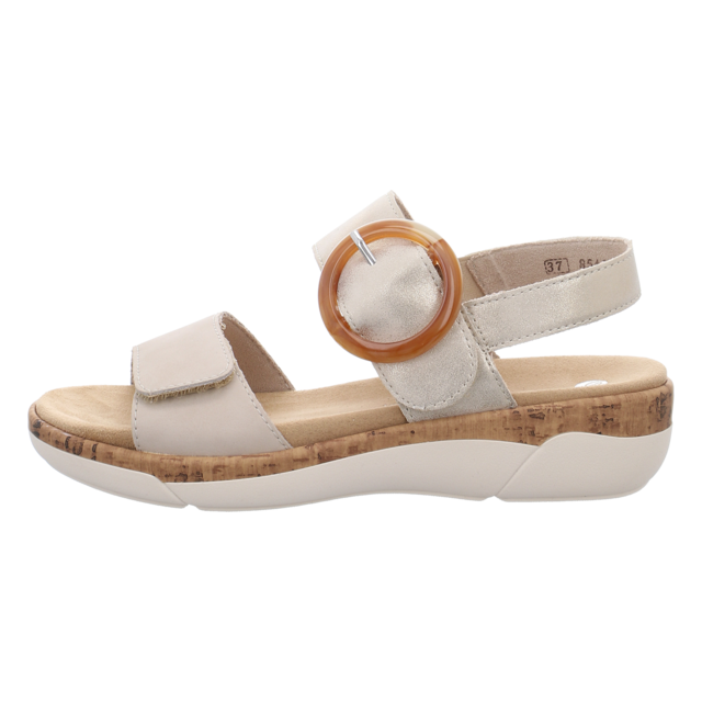 Rieker - R6853-61 - R6853-61 - beige kombi - Sandaletten