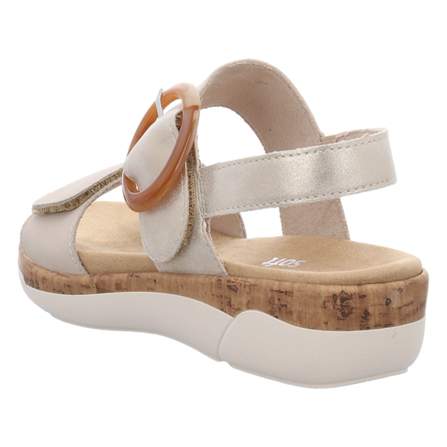 Rieker - R6853-61 - R6853-61 - beige kombi - Sandaletten