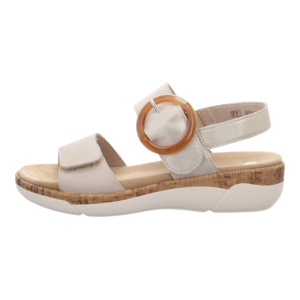 Sandaletten - Rieker - beige kombi