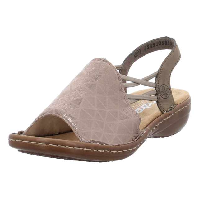 Rieker - 608D1-60 - 608D1-60 - beige - Sandaletten