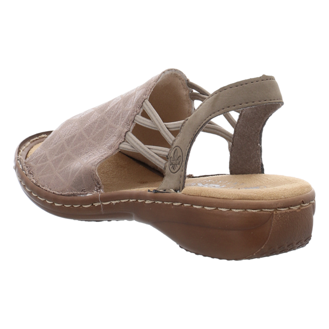 Rieker - 608D1-60 - 608D1-60 - beige - Sandaletten