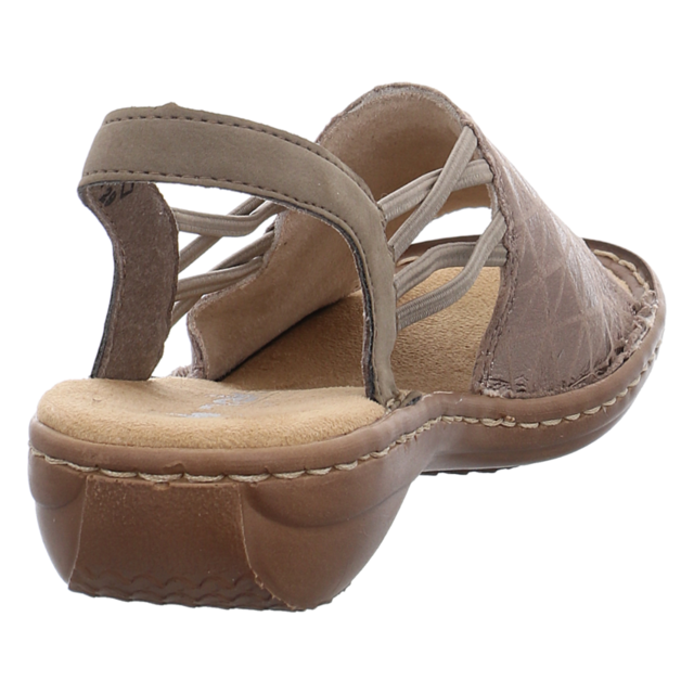 Rieker - 608D1-60 - 608D1-60 - beige - Sandaletten
