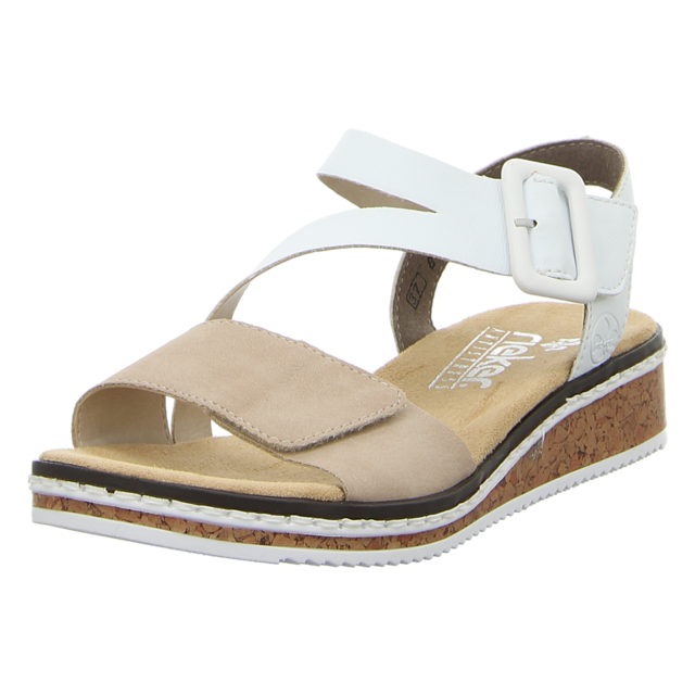 Rieker - V3660-60 - V3660-60 - beige-kombi - Sandaletten