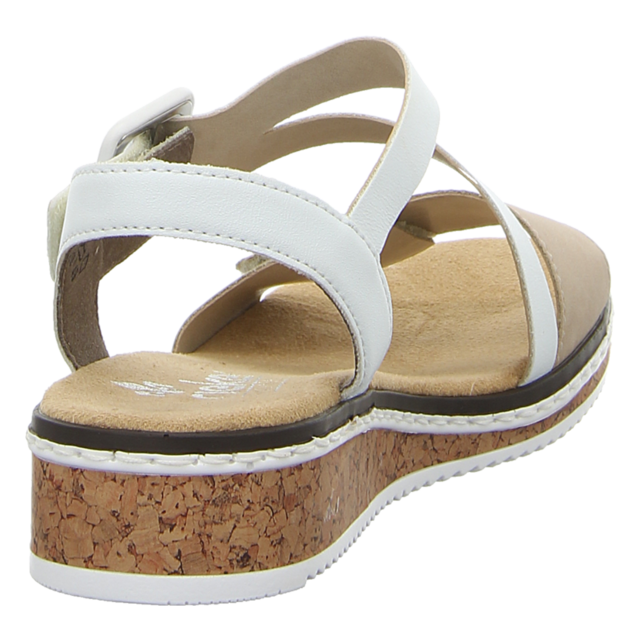 Rieker - V3660-60 - V3660-60 - beige-kombi - Sandaletten