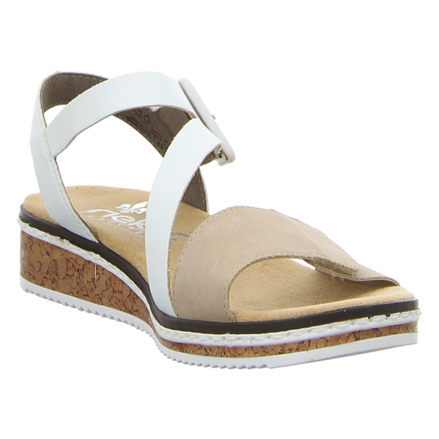 Rieker - V3660-60 - V3660-60 - beige-kombi - Sandaletten