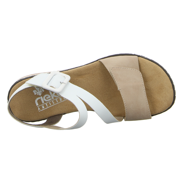 Rieker - V3660-60 - V3660-60 - beige-kombi - Sandaletten