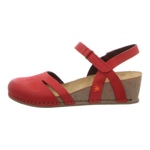 Sandaletten - Art - I live - red