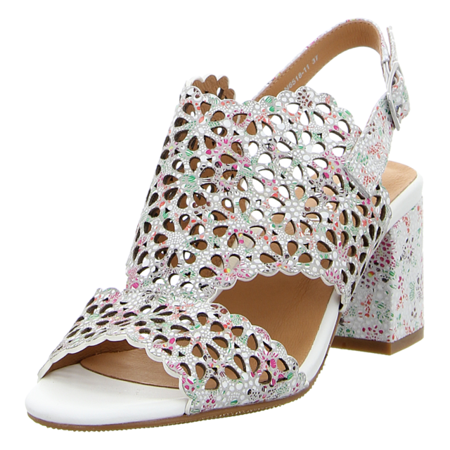 Maciejka - N6518-11/00-1 - N6518-11/00-1 - white/flowers - Sandaletten