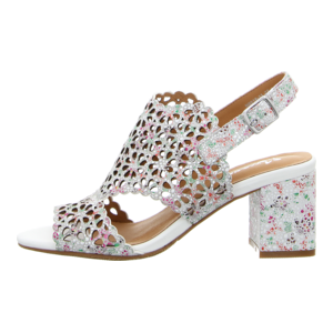 Sandaletten - Maciejka - white/flowers