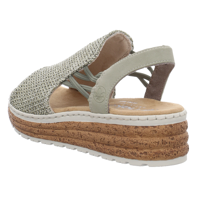 Rieker - 62741-52 - 62741-52 - gr�n - Sandaletten