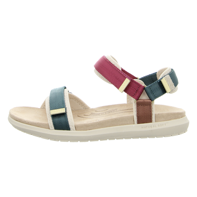 Woden - WL587-246 - Line Lite - deep forest multi - Sandalen