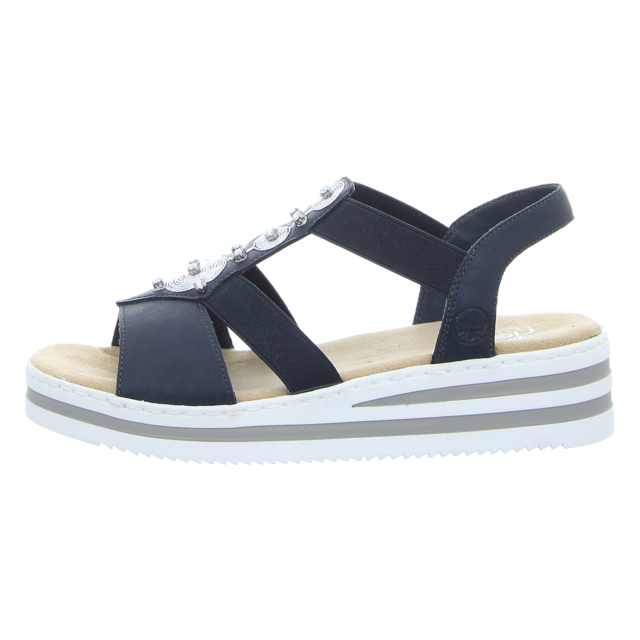 Rieker - V0287-14 - V0287-14 - blau - Sandalen