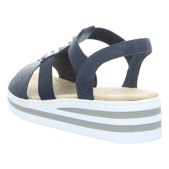 Rieker - V0287-14 - V0287-14 - blau - Sandalen