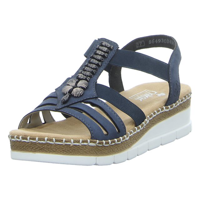 Rieker - V1206-14 - V1206-14 - blau - Sandaletten