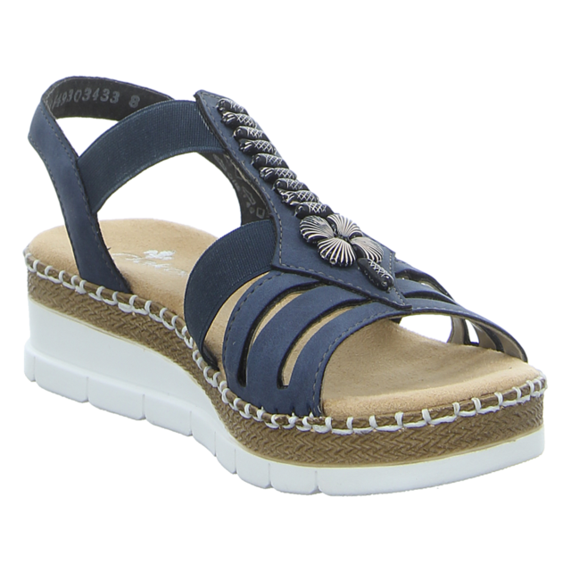 Rieker - V1206-14 - V1206-14 - blau - Sandaletten