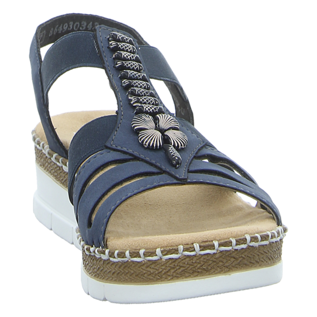 Rieker - V1206-14 - V1206-14 - blau - Sandaletten