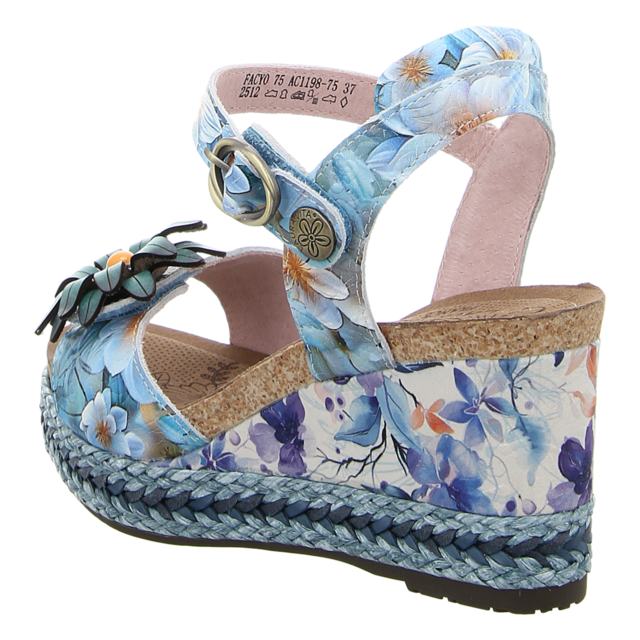 Laura Vita - FACYO 75 BLEU - Facyo 75 - bleu - Sandaletten