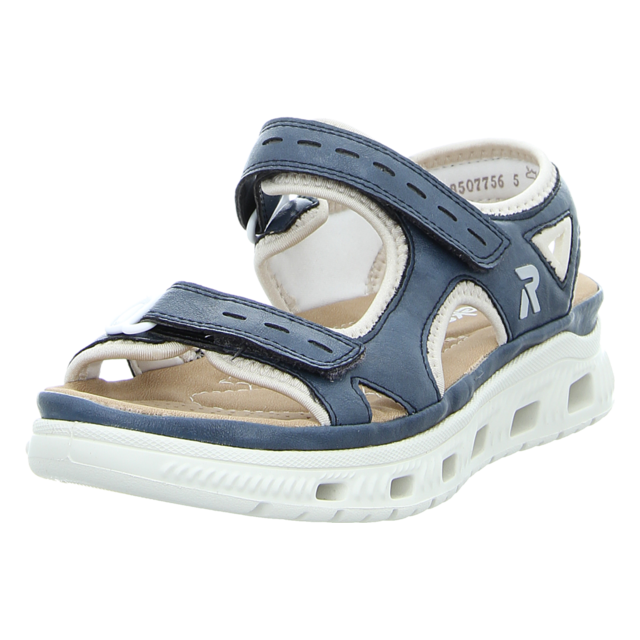 Rieker - 64066-14 - 64066-14 - blau kombi - Sandalen