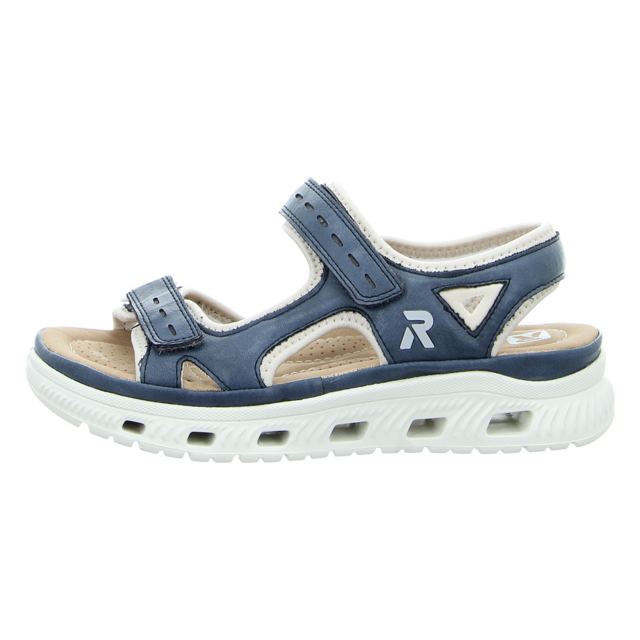 Rieker - 64066-14 - 64066-14 - blau kombi - Sandalen