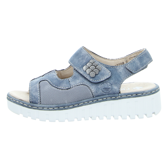 Rieker - V1389-12 - V1389-12 - blau - Sandaletten
