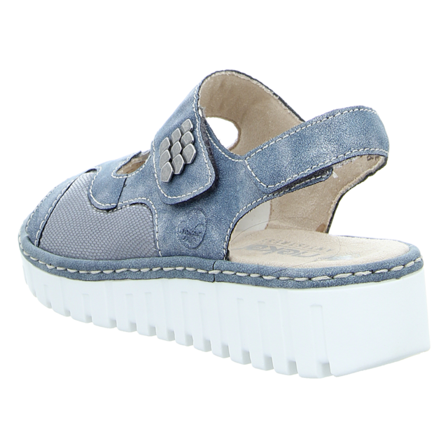 Rieker - V1389-12 - V1389-12 - blau - Sandaletten