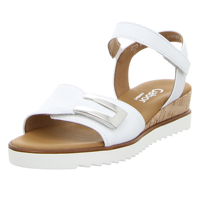 Gabor - 62.756.50 - 62.756.50 - weiss (Kork/silb) - Sandaletten