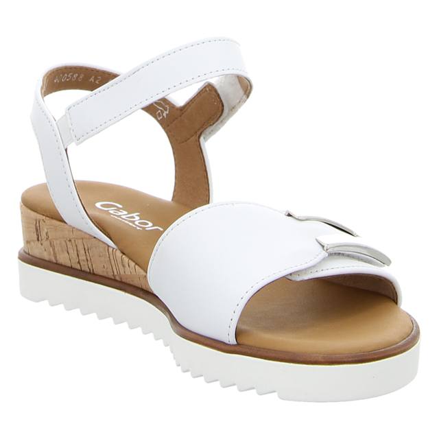 Gabor - 62.756.50 - 62.756.50 - weiss (Kork/silb) - Sandaletten