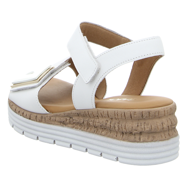 Gabor - 82.700.50 - 82.700.50 - weiss (uni+gold) - Sandaletten