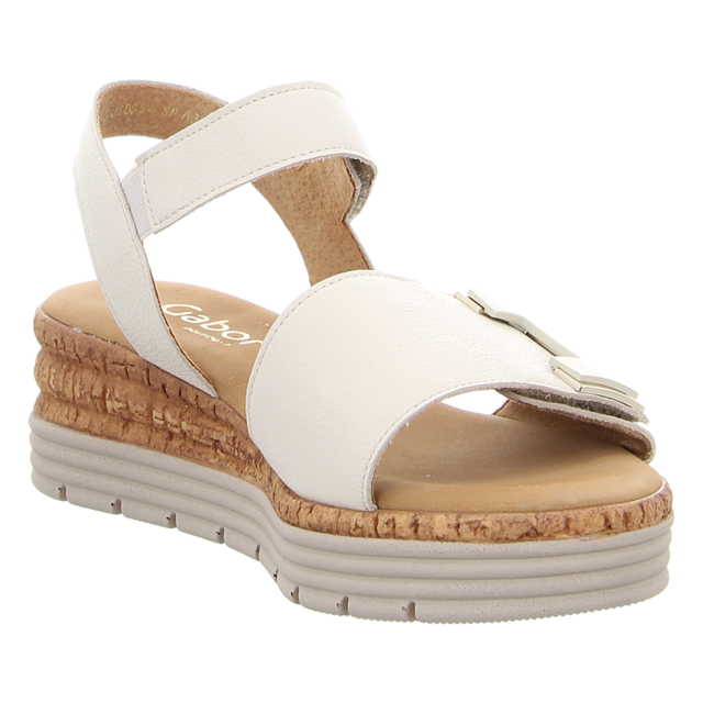 Gabor - 42.700.52 - 42.700.52 - creme (uni+gold) - Sandaletten