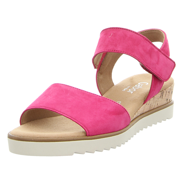 Gabor - 62.750.21 - 62.750.21 - pink (Kork/creme) - Sandaletten