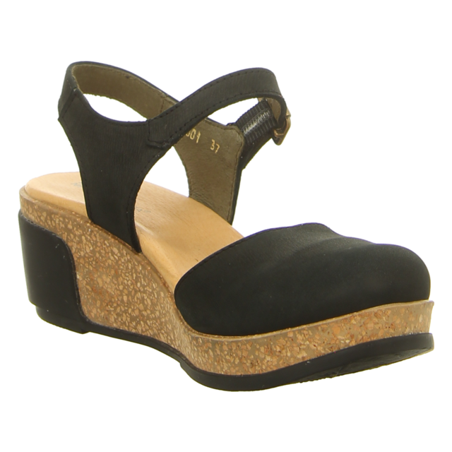 El Naturalista - N5001 BLACK - Leaves - black - Sandaletten