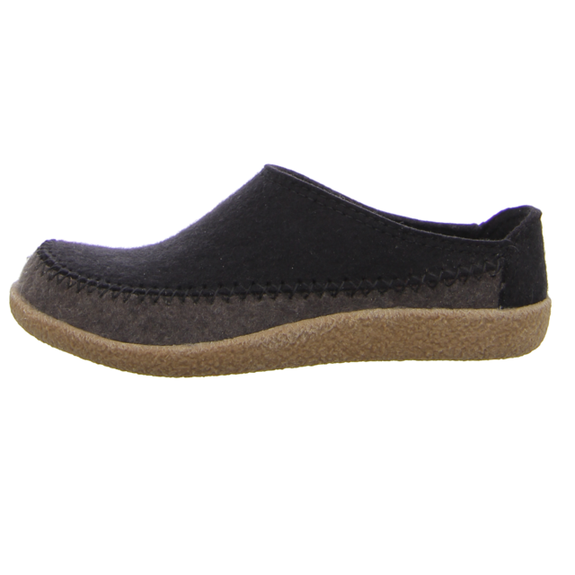 Haflinger - 718004-3 - Blizzard Credo-Duo - schwarz - Hausschuhe