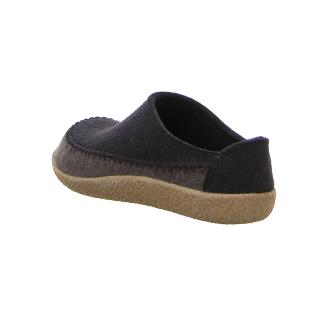 Haflinger - 718004-3 - Blizzard Credo-Duo - schwarz - Hausschuhe