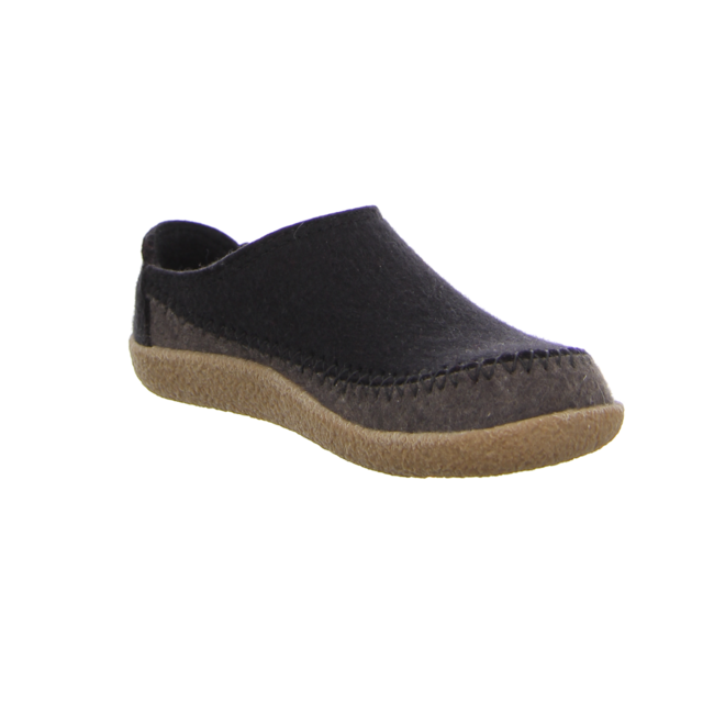 Haflinger - 718004-3 - Blizzard Credo-Duo - schwarz - Hausschuhe