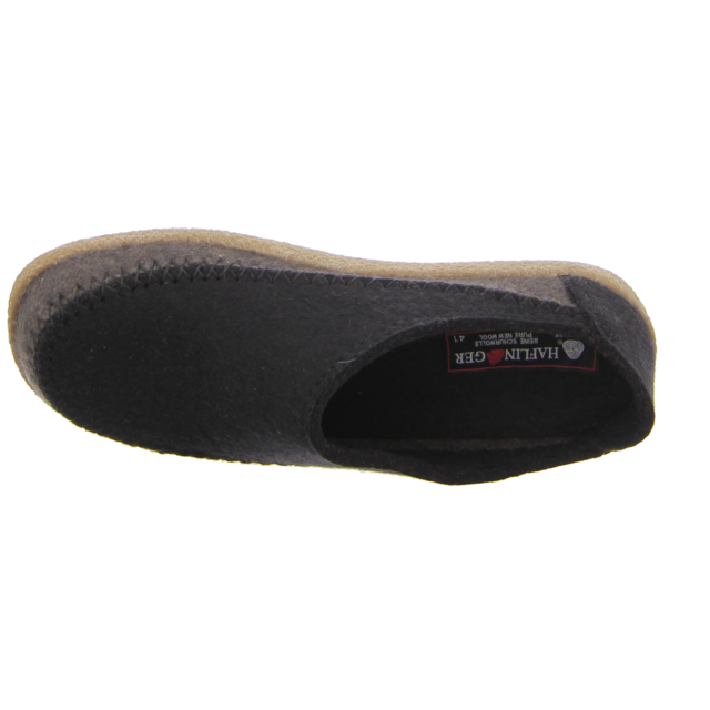 Haflinger - 718004-3 - Blizzard Credo-Duo - schwarz - Hausschuhe