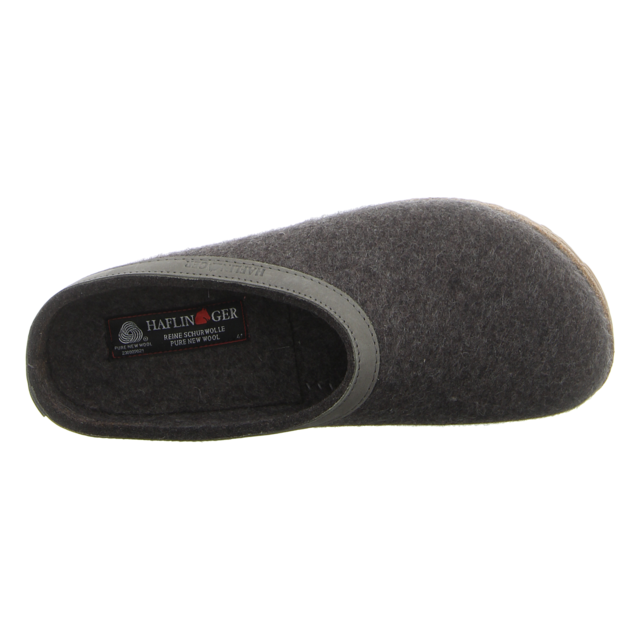Haflinger - 713001 0 4 - Grizzly Torben - anthrazit - Hausschuhe