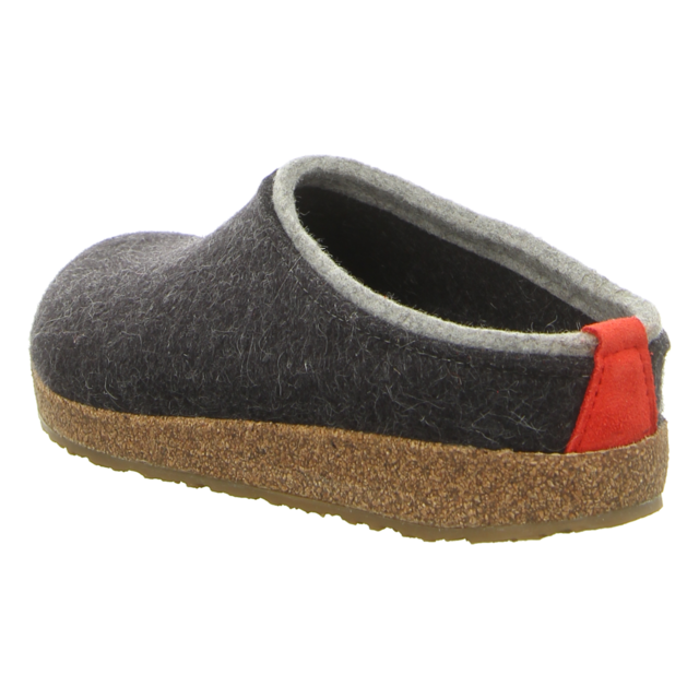 Haflinger - 711056 0 277 - Grizzly Kris - graphit - Hausschuhe