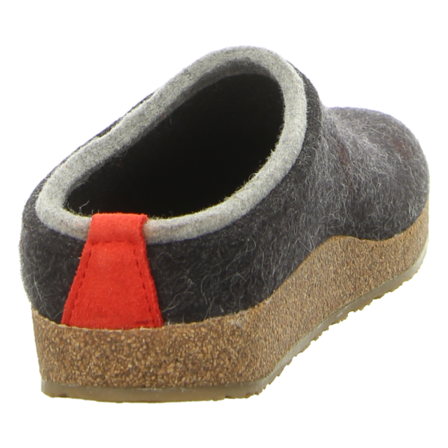Haflinger - 711056 0 277 - Grizzly Kris - graphit - Hausschuhe