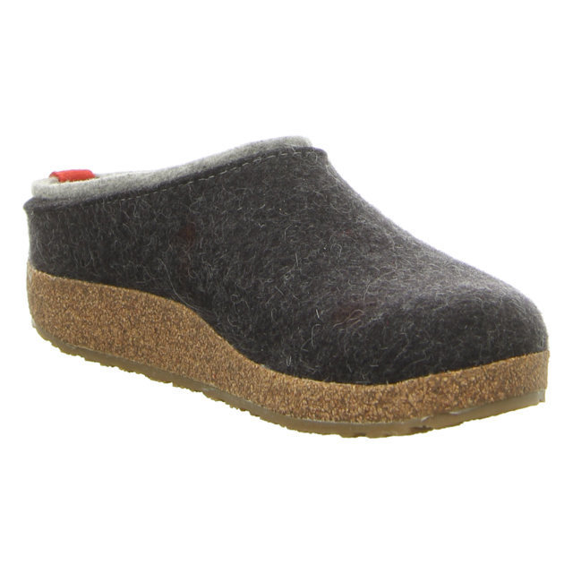 Haflinger - 711056 0 277 - Grizzly Kris - graphit - Hausschuhe