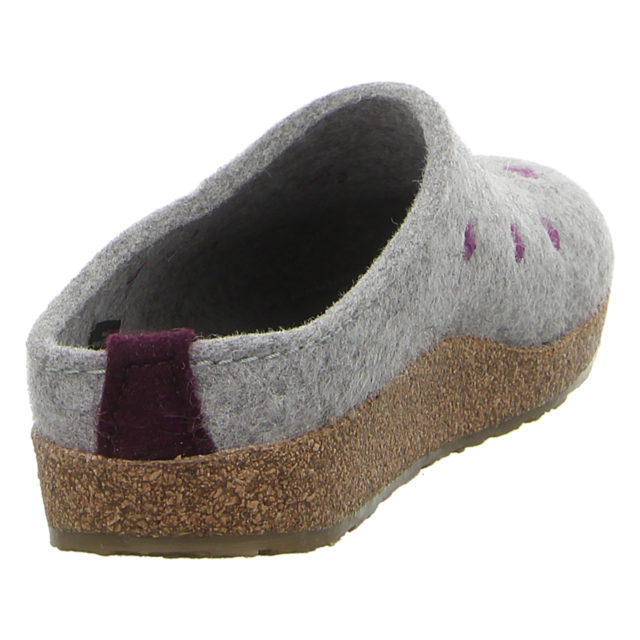 Haflinger - 741031-84 - Grizzly Cuoricini - grau-kombi - Hausschuhe