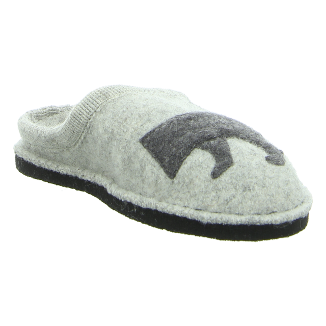 Haflinger - 313021 0 84 - Flair Dackel - steingraumeliert - Hausschuhe
