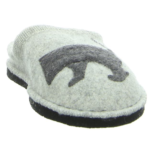 Haflinger - 313021 0 84 - Flair Dackel - steingraumeliert - Hausschuhe
